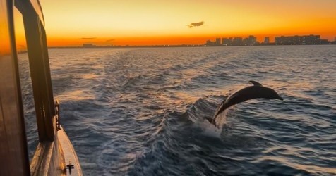 Vizcaya sunset cruise on Biscayne Bay Miami